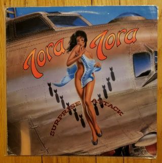Tora Tora - Surprise Attack 1989 Vinyl Lp A&m Sp 5261 Rare Masterdisk Vg,