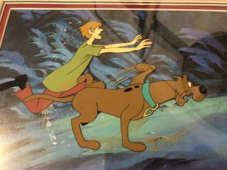 Scooby Doo Production Animation Cel From The 1970’s Cartoon Series