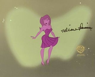 Bruce Timm Rare Poison Ivy Cel Signed Pink Dress Holiday Knights Btas Wb