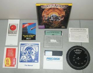 N Rare Vtg Electronic Arts " Legacy Of The Ancients " Commodore 64/128