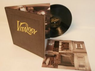 90s Rock Pearl Jam Vitalogy Rare 1994 Uk Vinyl Lp,  Inner Omg