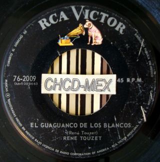 ☀ Rca Victor 45 Mexico ●rene Touzet● Latin Jazz Salsa Guaguanco De Los Blancos