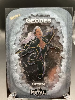 Storm 2021 Upper Deck Marvel X - Men Metal Universe Geodes G23 Ssp 1:1440 Rare