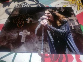 Ozzy Osbourne Hand Signed Photo