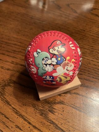 Collectible Souvenir Baseball RARE Nintendo Mario Prototype 3