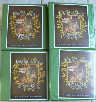Tapestry Of Grace Complete Year Two,  2,  Units 1 - 4 Binders,  Between Ancient&modern