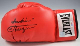Joe Frazier Hand Signed Autograph Everlast Boxing Glove,