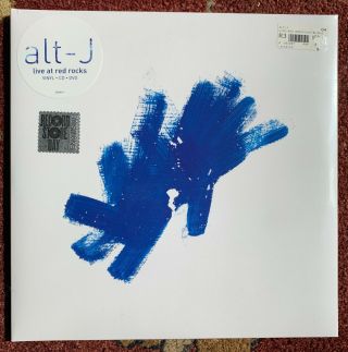 Limited Edition Alt - J - Live At Red Rocks Rsd - Blue Vinyl W/ Cd & Dvd