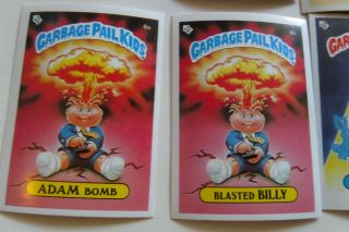 1985 Topps Garbage Pail Kids UK Mini Series 1 Complete Set of 82 Both A & B GPK 2