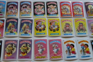 1985 Topps Garbage Pail Kids UK Mini Series 1 Complete Set of 82 Both A & B GPK 5