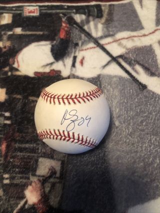 Manny Ramirez Signed Baseball Mlb Hologram Boston Red Sox