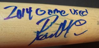 Reese Mcguire Pittsburgh Pirates Signed Auto Old Hickory Game Bat W/coa G