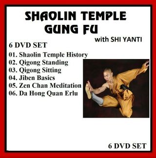 Shaolin Temple Gung Fu 6 Dvd Set Kung Fu Ancient Ways Of Warrior Monks Wing Chun