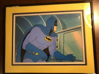 Batman Production Animation Cel From The 1968 The Adventures Of Batman Series