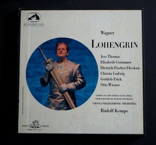 San 121 - 5 Wagner Lohengrin Vpo Kempe Thomas Ludwig Frick Angel Hmv 1st Uk Stereo