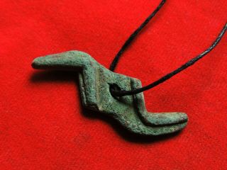Ancient bronze Roman amulet lightning 2 - 4 century 2