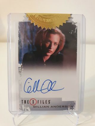 Rittenhouse Archives Gillian Anderson As Dana Scully X Files On Card Autograph