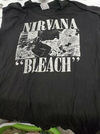 Nirvana Rare Vintage Shirt Bleach