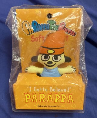 Parappa The Rapper Soft Mascot Plush Doll Toy Unreleased Event Item 1999 Rare