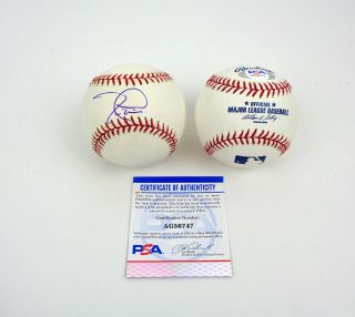 Tim Lincecum San Francisco Giants Signed Autograph Mlb Baseball Psa/dna