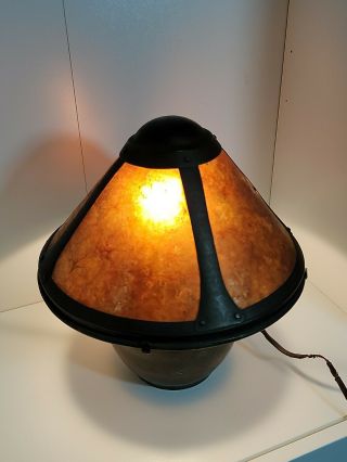 Dirk Van Erp Boudoir Lamp Ultra Rare Antique Hammered Copper Lamp San Francisco