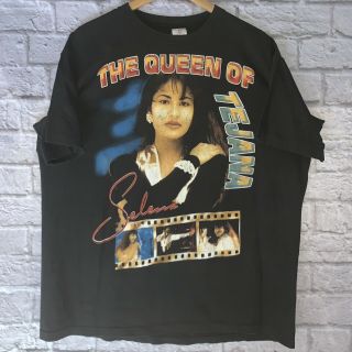 Vintage Selena Bootleg Rap Tee Xxl T Shirt Single Stitch Front Back Queen Tejana