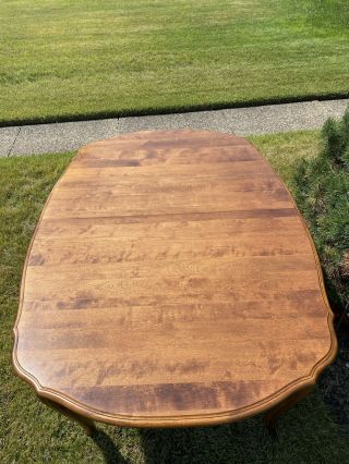 Vintage Ethan Allen Country French Dining Room Table No Chairs Table Only