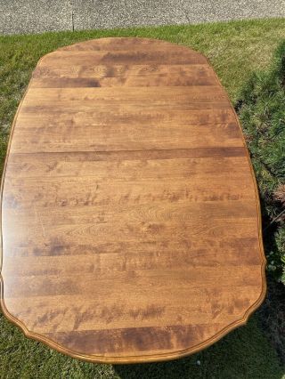 Vintage ETHAN ALLEN Country French Dining Room Table No chairs Table Only 2
