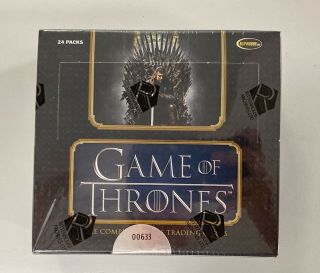 2020 Rittenhouse Game Of Thrones The Complete Series Card Box 24 Packs