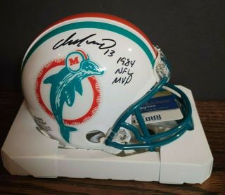 Dan Marino Autographed Signed Miami Dolphines Mini Helmet W/inscription