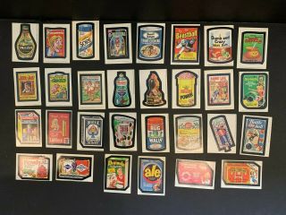 1975 Topps Wacky Packages 13th Series 13 Complete Set 30/30 Ex -