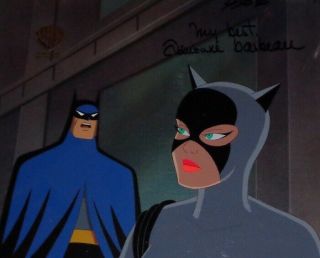 Batman Animated Series Cel Catwoman Batman Catwalk