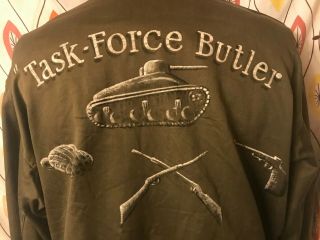 Vintage M - 1943 Army Air Force Wwii Field Jacket Task Force Butler