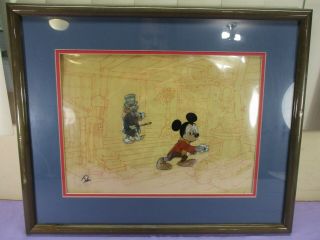 Vintage Signed Disney Mickey 