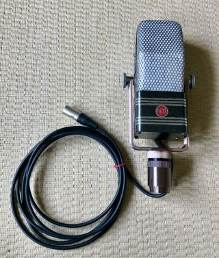 Vintage Rca Type 44 - Bx Velocity Ribbon Microphone -