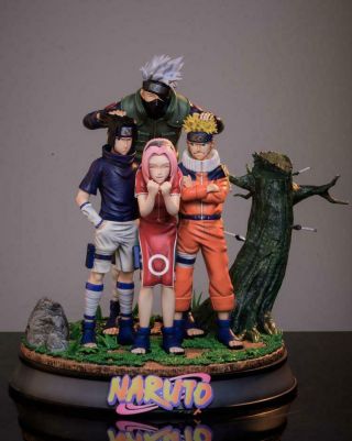 Shark - Studio Naruto Team 7 Kakashi Naruto Sasuke Sakura Figure Resin Statue