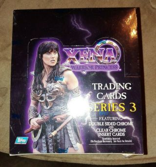 2000 Topps Xena Warrior Princess Series 3 Factory Trading Card Box Rare