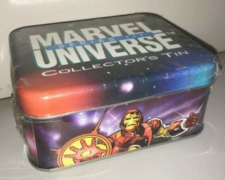 1992 MARVEL UNIVERSE SERIES 3 TRADING CARD SET COLLECTOR ' S TIN RARE /LE 2