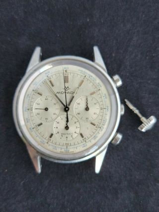 Movado M 95 Chronograph 19068 Vintage Mens Swiss Watch For Repairs 2