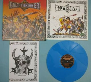 Bolt Thrower - Warmaster - 2013 Limited Edition Blue Vinyl Lp,  Booklet