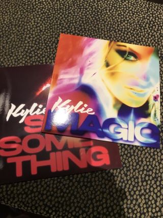 Kylie Minogue 7  Singles - Say Something Red,  Magic Yellow Uk Vinyl Single S