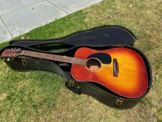 1971 Gibson J - 45 Vintage Acoustic Guitar - Sunburst - W/ Case