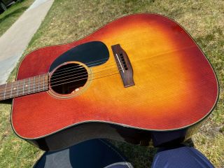 1971 Gibson J - 45 Vintage Acoustic Guitar - Sunburst - w/ Case 3