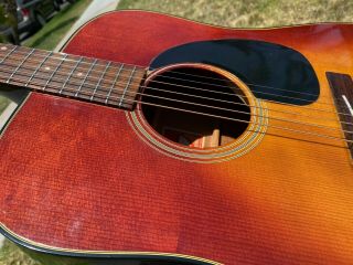 1971 Gibson J - 45 Vintage Acoustic Guitar - Sunburst - w/ Case 5