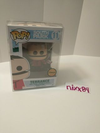 Terrance Funko Pop Chase Vaulted With Protector South Park 11