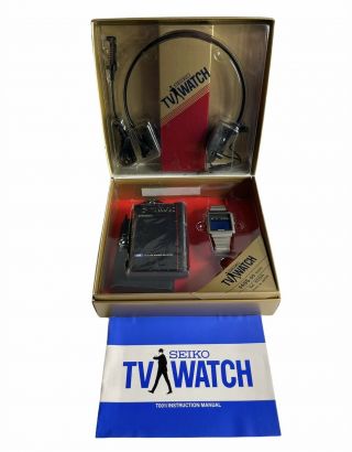 Vintage Seiko Tv Watch T001 - 5019 Lcd/lvd Mens James Bond Watch Rare