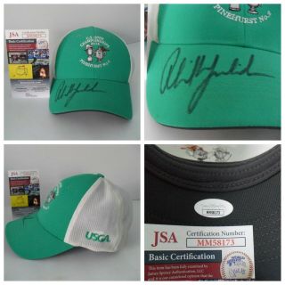 Phil Mickelson Autographed Signed Us Open Hat Nike Golf Flex Fit Jsa