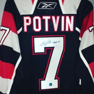 Signed Denis Povin Ottawa 67’s Chl Jersey