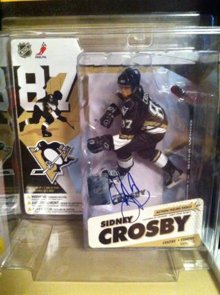 Mcfarlane Nhl Sidney Crosby Autographed Signed Pittsburgh Penguins Stanley Cup