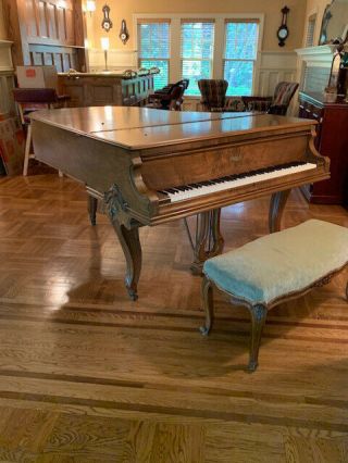 Antique Vintage William Knabe Baby Grand Piano -